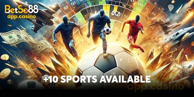 +10 sports available