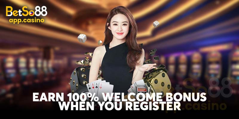 Earn 100% Welcome Bonus when you register 