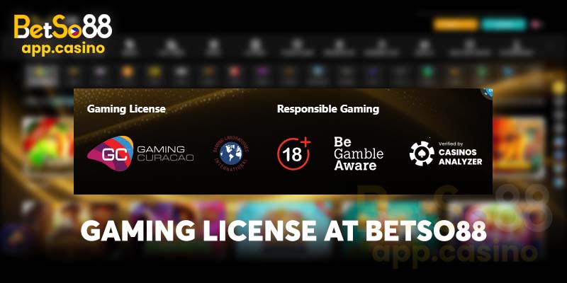 Gaming License At Betso88