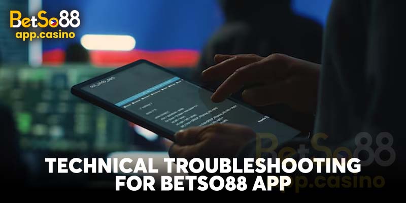 Technical Troubleshooting for Betso88 App